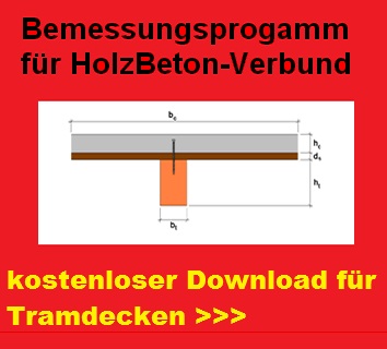Bemessungsprogramm - Holz Beton Verbund - KLASCH